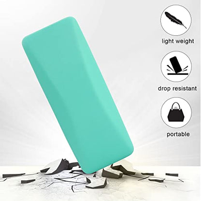 SMARTTOP Hard Shell Eyeglass Case- Glass Case With Cleaning Cloth, Glasses Case hard shell for men women - color: Green