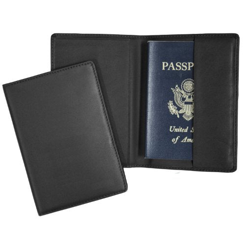 Royce Leather Rfid Blocking Passport Travel Document Organizer In Genuine Leather Packing Organizer, Tan - color: Tan