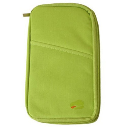 Wrapables® Passport and Travel Documents Holder, Green - color: Green