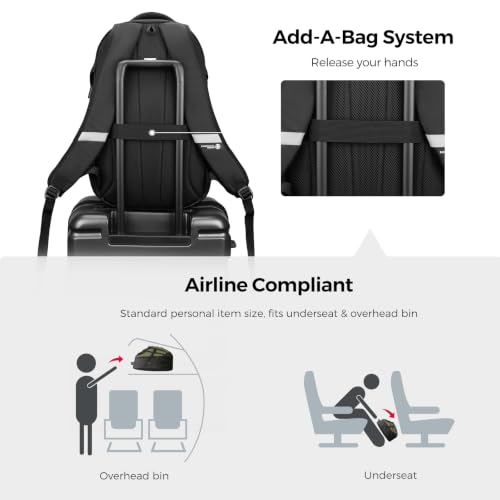 Swissdigital Design Travel Backpack for Men with USB Charging Port SD803-26 - color: Olive/Black
