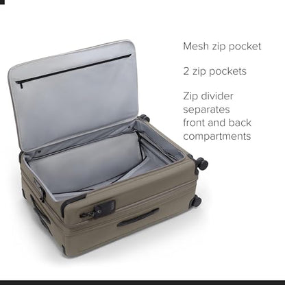 TUMI Alpha X-Large Dual Access Expandable 4-Wheeled Checked, Grey Alloy - color: Grey Alloy