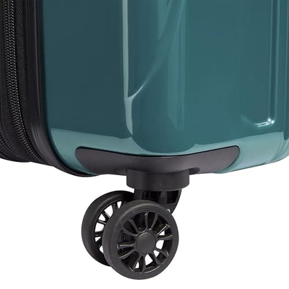 DELSEY PARIS Helium Aero 스피너 휠이 있는 확장 가능한 하드사이드 수하물, 메탈릭 그린., 2개 세트(21/28), Helium Aero 스피너 휠이 있는 확장 가능한 하드사이드 수하물 - color: 메탈릭 그린., size: 2개 세트(21/28)
