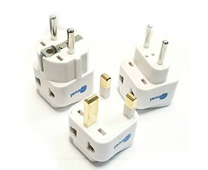 Sturdy, Height Adjustable, Vapor-Permeable Surface with Heat-Resistant Fabric and Non-Slip Metal Legs. - size: 1 Pack, style: Europe Plug Adapter Set