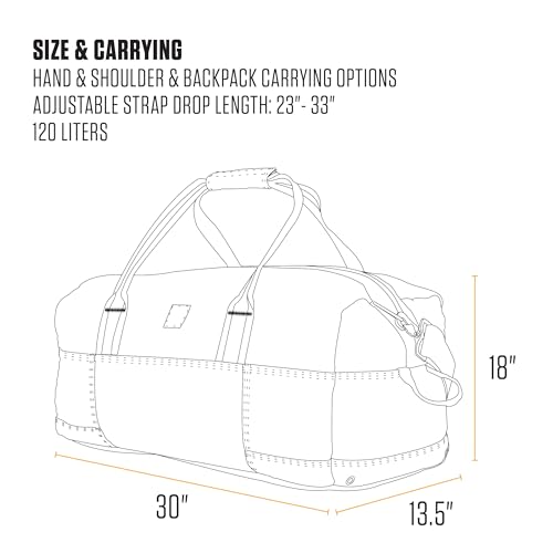 Carhartt Utility 120L Duffel Black - color: Black, style: 120l