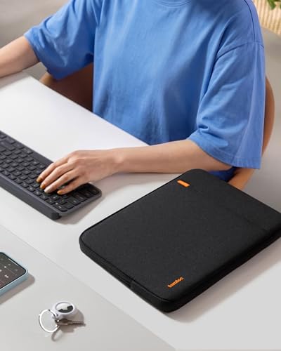 tomtoc 360° Protective Laptop Sleeve 13-inch MacBook Neo A3404 (2026) - color: Black, size: 13 Inch for New MacBook Neo