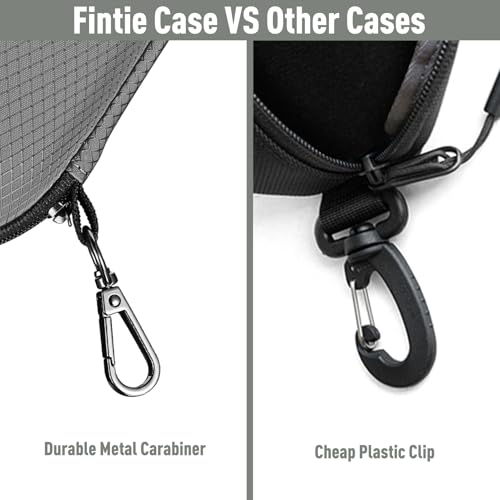 FINTIE Sunglasses Case, Hard EVA Shell Shockproof Sport Glasses Case - color: Dark Grey