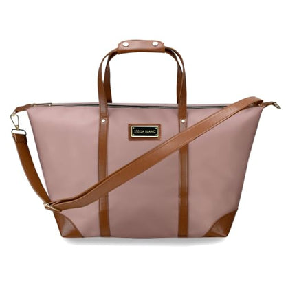 Belle 2-Piece Softside Carry-On and Tote Set - color: Mauve