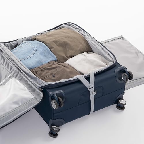 Samsonite Elevation Plus 30-Inch Large Checked Luggage - Expandable Softside Spinner Suitcase - Midnight Blue - color: Midnight Blue, size: Large