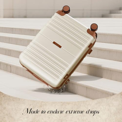 Luggage Sets with Spinner Wheels, Lightweight Hardshell Suitcase Set with TSA Lock, Carry On Checked Luggage Set with YKK Zippers (Pink, 4 Piece Sets(14/20/DB/TB)) - color: Pink, size: 4 Piece Sets(14/20/DB/TB)