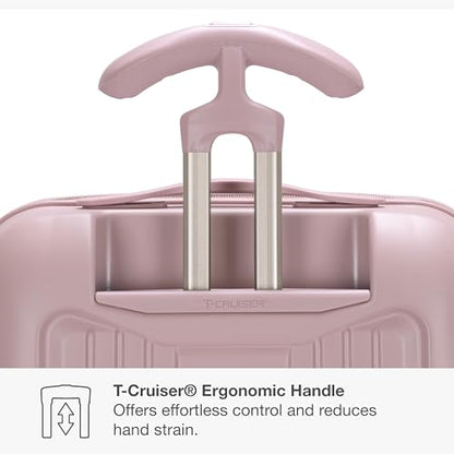 Traveler's Choice Ultimax II Polycarbonate Hardside Luggage with Spinner Wheels, Pink, 21-Inch Carry-On - color: Pink, size: 21-Inch Carry-On