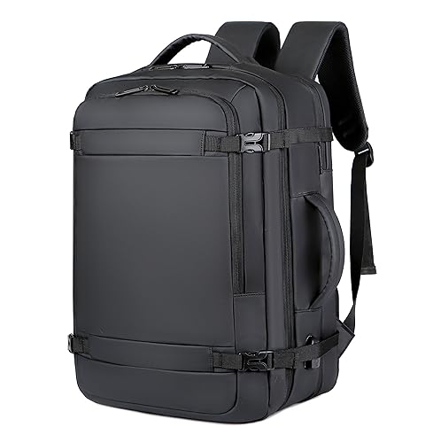 Kamlui Laptop Backpack for Men Travel Large Capacity - Fits up to 17.3-inch Notebooks Business Computer Bag - color: Black281