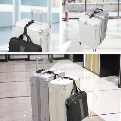 Vigorport Luggage Straps, Luggage Connector Straps for Suitcases Add A Bag and Connect Your 2 Suitcases Together Adjustable Attachment Accessories Belts (1'' Width S Size) - size: 1''W - Small