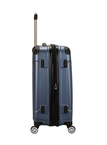 Rockland London Hardside 3 Piece Expandable Spinner Wheel Luggage Set, (20"/24"/28"), Blue - color: Blue, size: 3 Piece (28"/24"/20")