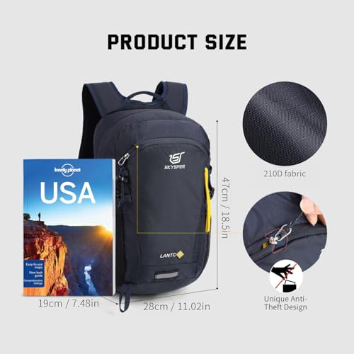 SKYSPER Small Hiking Backpack, 20L/30L Lightweight Travel Backpacks Hiking Daypack for Women Men - color: Lantc20-navyblue, size: 30 l