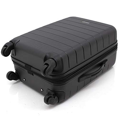 Wrangler Smart Spinner Hardside Luggage, 22-Inch Carry-On, Black - color: Black, size: Carry-On Only