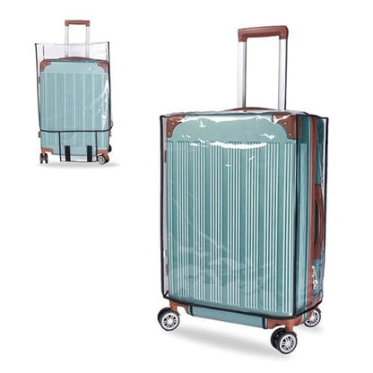Luggage Suitcase Cover, Water proof PVC Suitcase Protector Cover for Wheeled Travel Cases, Thick Protective Sleeve for for Wheeled Suitcase(18inch) - size: 18inch