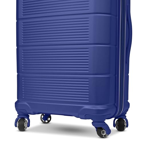 American Tourister Stratum 2.0 Hardside Expandable Luggage with Spinners | Sapphire Blue | 3PC (CO/MED/LG) - color: Sapphire Blue, size: 3-Piece Set (Carry on/Medium/Large)