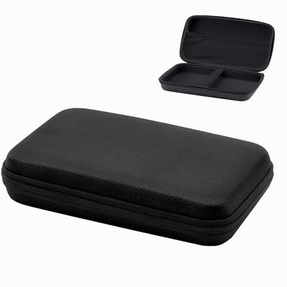 U-KIME EVA Electronics Organizer Case for Cables, Chargers, Earbuds, Black | Portable Storage, EVA Hard Case, Secure Zip Closure, Compact Design, Travel Friendly