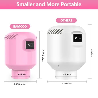 Travel Electric Vacuum Pump for Vacuum Storage & Seal Bags, Pink - color: Pink
