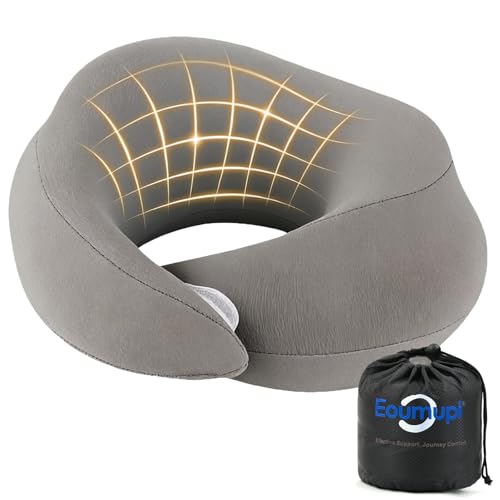 Neck Pillow Airplane,Plane Pillow for Long Flight,Travel Pillow Gray - color: Gray