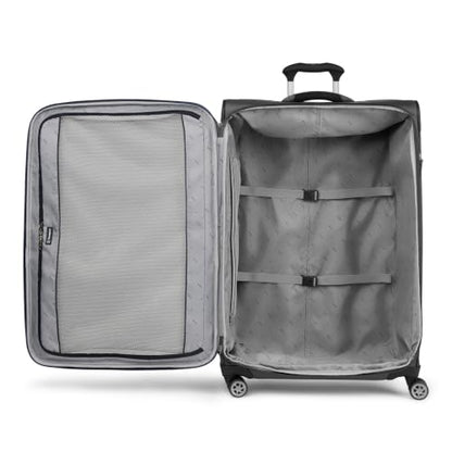 Travelpro Softsided 3PC Expandable Luggage (20/25/29), TSA Lock, Jet Black - color: Jet Black, size: 3-Piece Set (20/25/29)