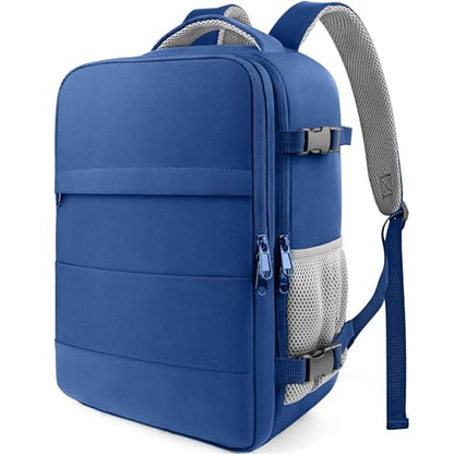 HOTOR Travel Backpack Flight Approved Bag Men Women, Medium Dark Blue - color: Dark Blue, size: Medium