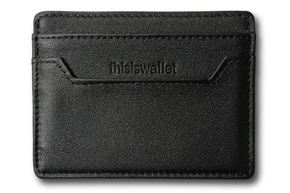 Minimalist Wallet for Men & Women – Ultra Slim Credit Card Holder Small Front Pocket Wallet – Compact, Thin, Lightweight Design - style: 4-card (Black)