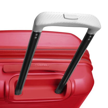 American Tourister Stratum 2.0 Expandable Hardside Luggage with Spinner Wheels, Red, Carry-on - color: Red, size: 20-Inch Carry-On