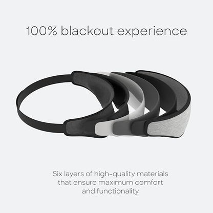 Ostrichpillow Eye Mask 3D Sleep Mask, 100% Blackout Pressure-Free, Washable - color: Midnight Grey