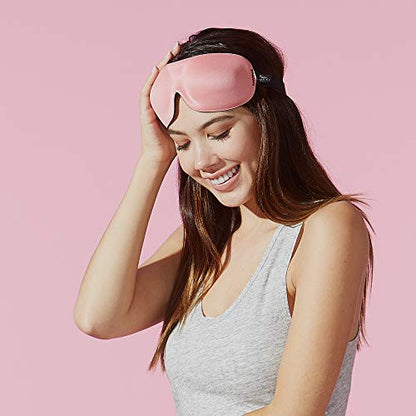 Bucky 40 Blinks No Pressure Eye Mask for Travel & Sleep - color: Strawberry