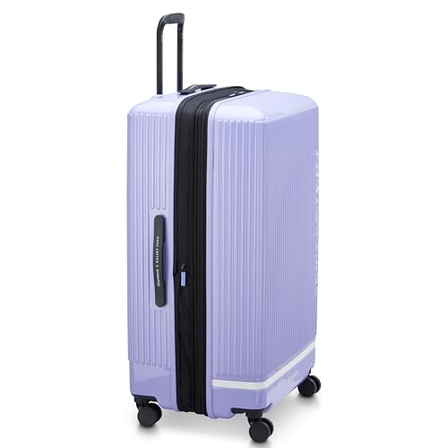 florence by mills Spin Me Away Hardside Expandable Luggage with Spinner Wheels, Lavender, Checked-Large 29 Inch - color: Lavender, size: Checked-Large 29 Inch