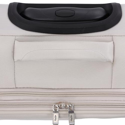 Martha Stewart Softside Carry-On Luggage, Light Grey - color: Light Grey, size: 22"