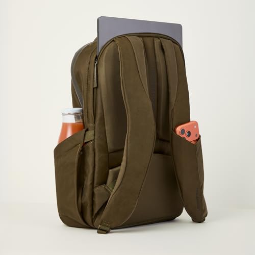 Troubadour Apex Backpack 4.0 EPX Edition - Ultra-Durable 22L Laptop Backpack with Recycled EPX Fabric, Fits 17” Laptop - Lightweight, Travel & Work Backpack – Olive - color: Olive, size: Apex 4.0 EPX