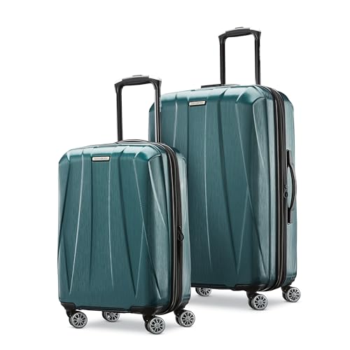 Samsonite Centric 2 Hardside Expandable Luggage with Spinner Wheels, 2-Piece Set (20/24), Emerald Green - color: Emerald Green, size: 2-Piece Set (Carry-on/Medium)