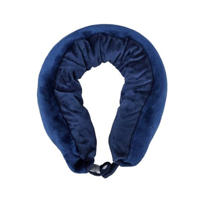 2-in-1 Travel Pillow/Blanket,Airplane Neck Pillow,Lightweight Throw Blanket - color: Blue