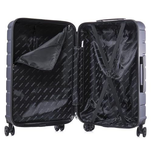 InUSA TREND Luggage with Spinner Wheels | Durable Lightweight Hardshell Suitcase, Travel bag with Handle and Trolley, 20-Inch Carry On Small Luggage | Blue - color: Blue, size: 20 Inch