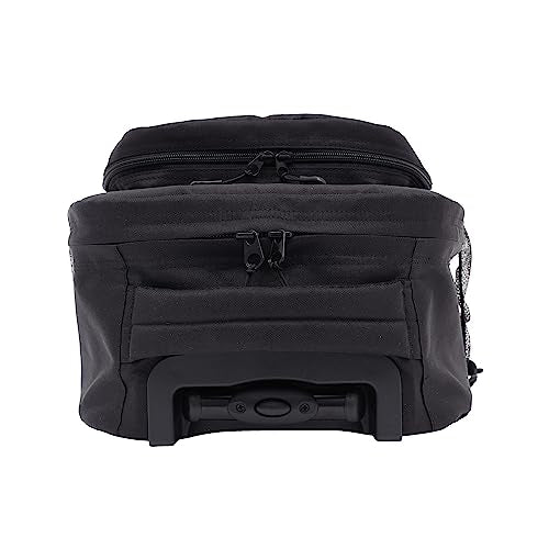 Travelers Club 18" Rolling Backpack with Shoulder Straps, Black - color: Black, size: 18 Inch