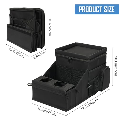COOLBEBE Car Seat Organizer, Backseat Car Organizer, Black - color: Black