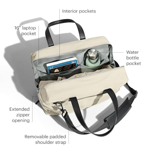 Away The Everywhere Bag, Airline-Approved Carry-On Travel Bag - color: Salt White