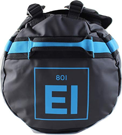 Element Equipment Trailhead Duffel Bag Shoulder Straps Waterproof Black/Blue Medium - color: Black/Bomber Blue, size: Medium 51 Liters