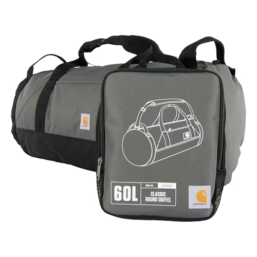 Carhartt Classic 60L Round Duffel Gravel - color: Gravel, style: 60l