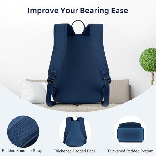 HanTrip 13 Inch Mini Small Travel Backpack Cary on For Women Men, Navy Blue - color: Navy Blue, size: 13 Inch