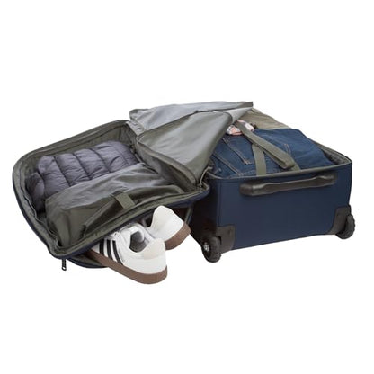 Eddie Bauer Excursion Traveling 30 Rolling Duffel Bag with Lightweight Telescopic Handles and Rugged Wheels - 87L, Brook - color: Brook, size: 30"