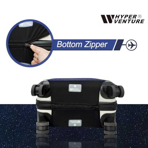 HYPER VENTURE Travel Luggage Cover Suitcase Protector Fits 23-26 Inch, M - color: Fragile, size: M