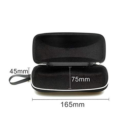 Sunglasses Case,Large Waterproof Eyeglasses Case Hard for Adults & Kids - color: Black1