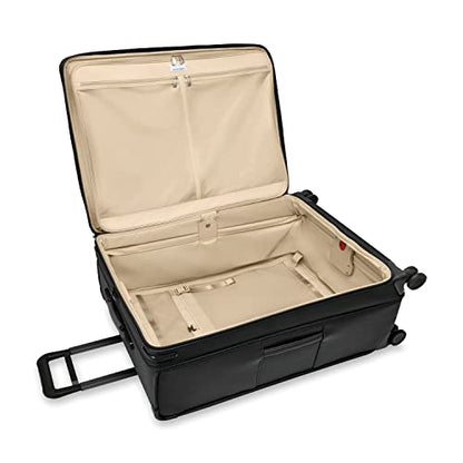 Briggs & Riley Baseline Extra Large Expandable Softside Spinner, Black - color: Black, size: 31" Checked