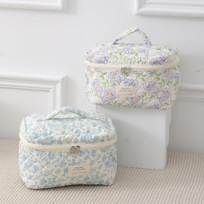 uekeboag Large Travel Quilted Makeup Bag for Women - color: 1Pc 05White-UU