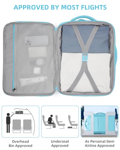 LARVENDER Carry on Luggage 20-Inch Expandable Suitcases, Cotton Candy - color: Cotton Candy (XL-BP), size: 3 Piece Set (Backpack/20/TB)