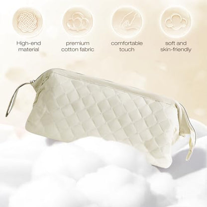 Stratalife Quilted Hair Tools Travel Bag with Polishing Cloth, Khaki - color: Khaki