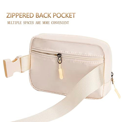 Belt bag Fanny pack crossbody bags for women Everywhere belt bag (ivory) - color: ivory